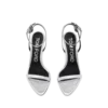 Laminated Nappa Leather Padlock Sandal