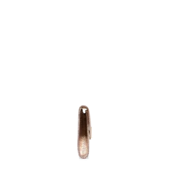 Laminated Stamped Python Nobile Clutch