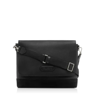 Leather and Suede Chic Sport Flap Messenger Leather and Suede Chic Sport Flap Messenger