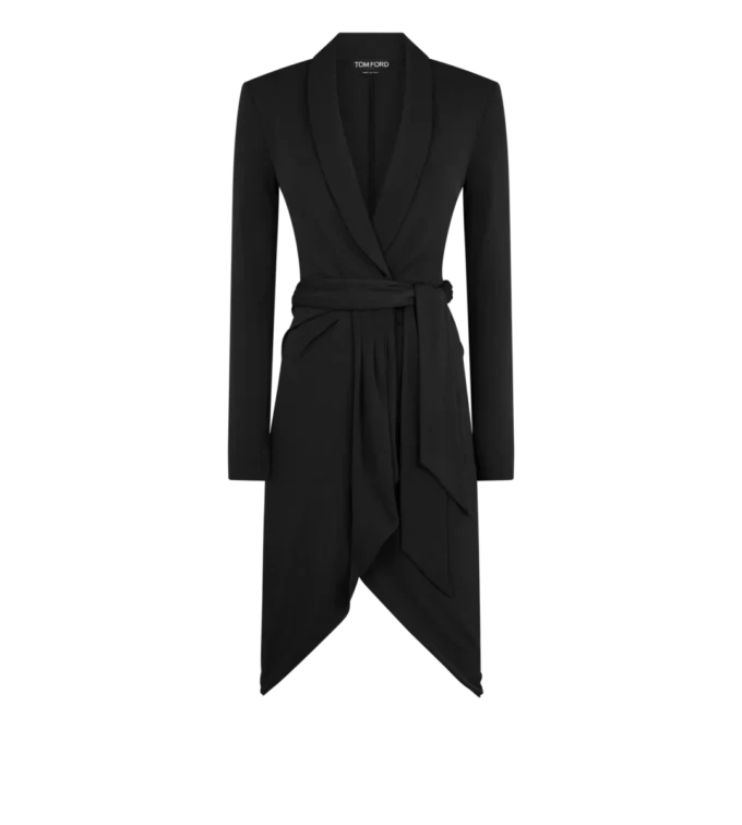 Long Sleeve Wrap Dress