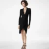 Long Sleeve Wrap Dress