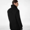 Melton Wool Shearling Peacoat Melton Wool Shearling Peacoat