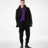 Melton Wool Shearling Peacoat Melton Wool Shearling Peacoat