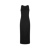 Micro Sequins Embellished Rib Mid-Length Tank Dress
