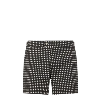 Mid Dot Print Nylon Swim Short