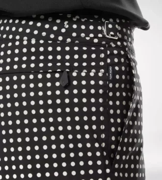 Mid Dot Print Nylon Swim Short