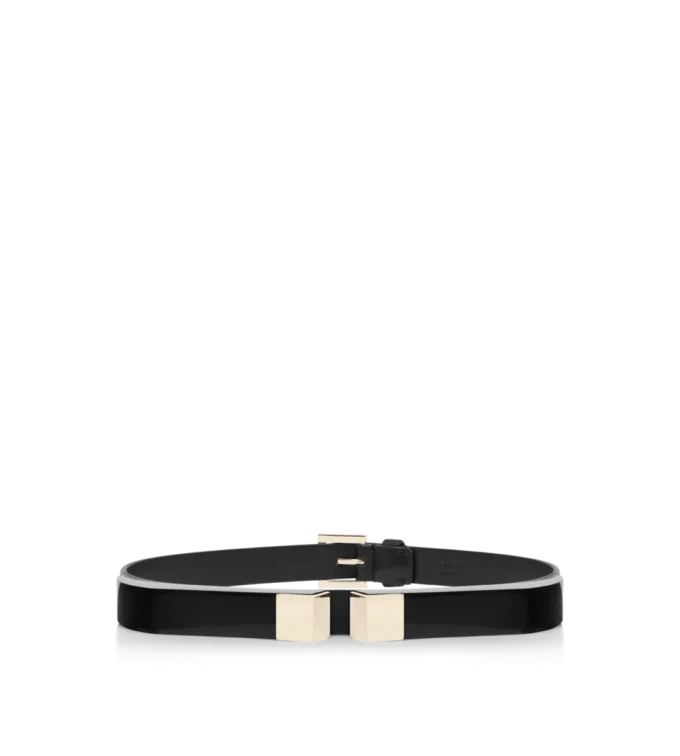 Nappa Leather and Plexiglass Deco Belt