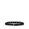 Nappa Leather and Plexiglass Deco Belt
