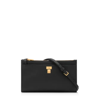 Natural Grain Leather Padlock Mini Bag on Strap