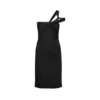One Shoulder Twist Front Cocktail Dress