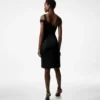 One Shoulder Twist Front Cocktail Dress