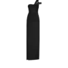 One Shoulder Twist Front Evening Dress