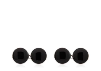 Onyx Round Cufflinks