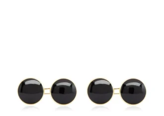 Onyx Round Cufflinks