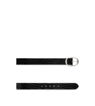Printed Alligator Oval Belt Printed Alligator Oval Belt