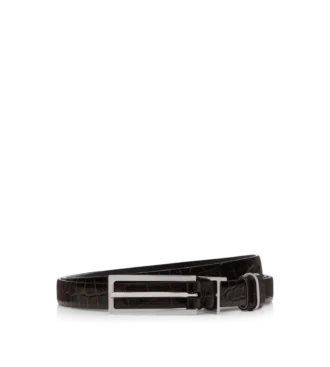 Printed Croc Metal T Loop Belt Printed Croc Metal T Loop Belt