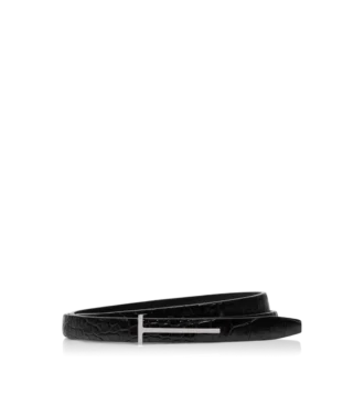 Printed Croc Slim T Belt Printed Croc Slim T Belt