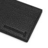 Printed Deer Leather Elongated T Line Card Holder with Central Pocket
