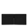 Printed Deer Leather Elongated T Line Money Clip Wallet