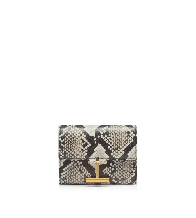 Printed Python Tara Compact Wallet