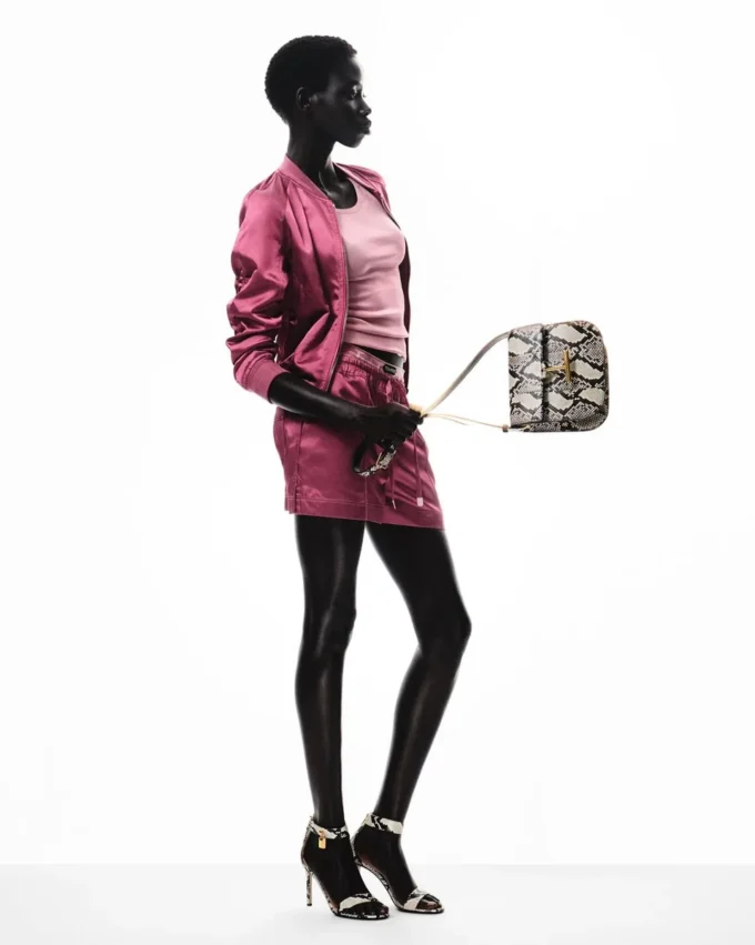 Printed Python Tara Mini Crossbody