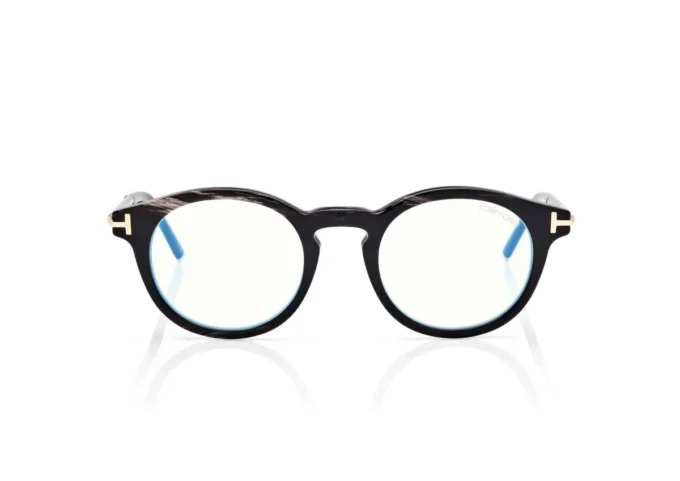 Round Horn Blue Block Opticals
