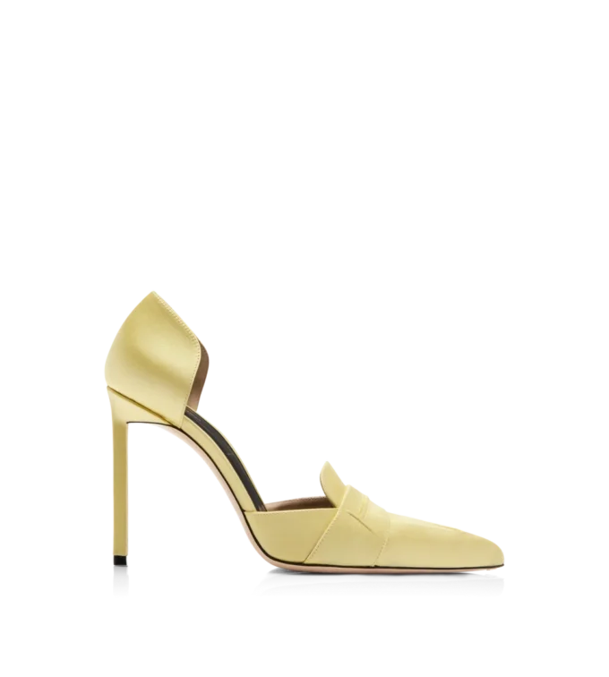 Satin Eva D’Orsay Pump
