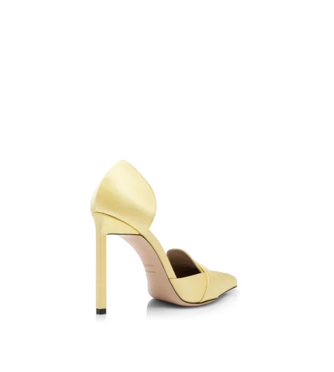 Satin Eva D’Orsay Pump