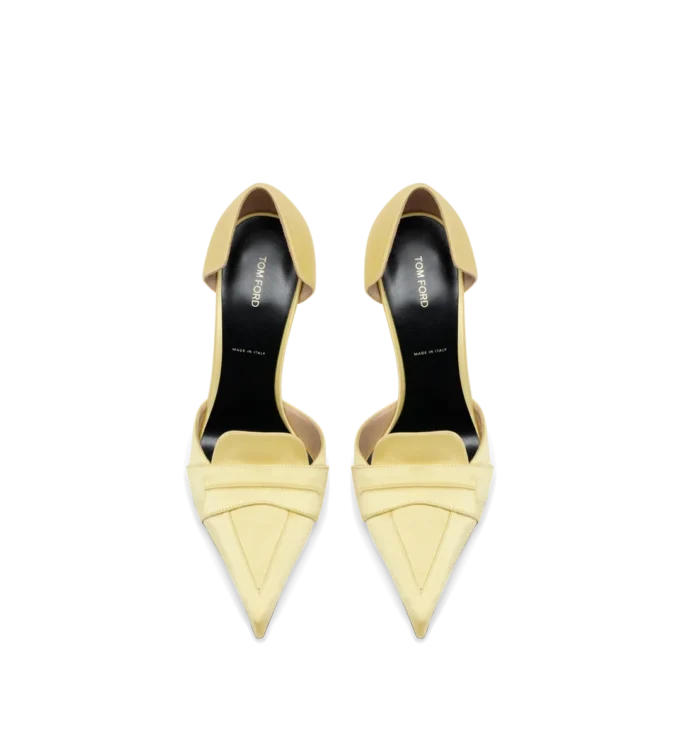 Satin Eva D’Orsay Pump