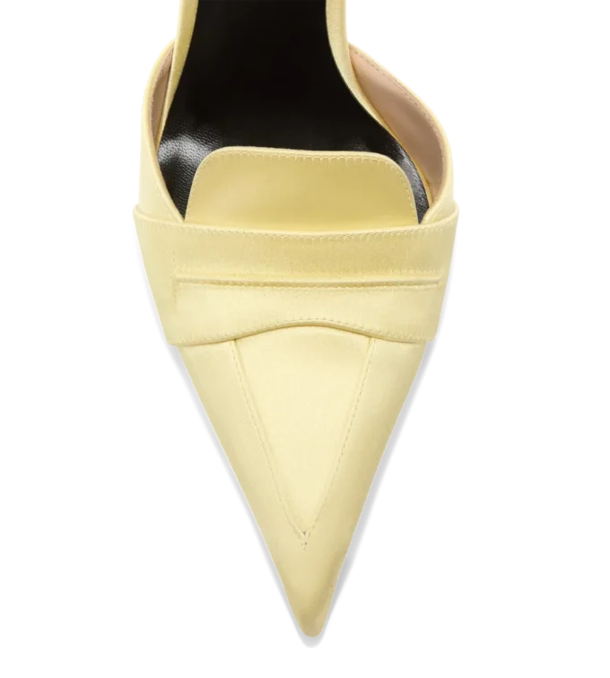 Satin Eva D’Orsay Pump