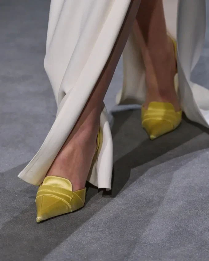 Satin Eva D’Orsay Pump