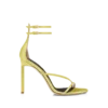 Satin T Ankle Strap Sandal