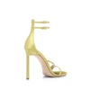 Satin T Ankle Strap Sandal