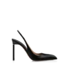 Satin T Slingback