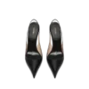 Satin T Slingback