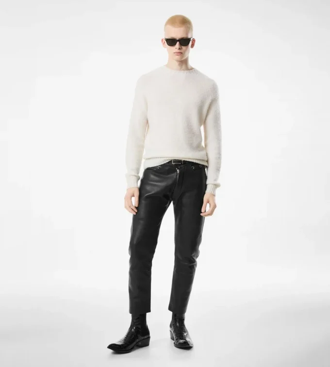 Scottish Teasel Cashmere Crew Neck