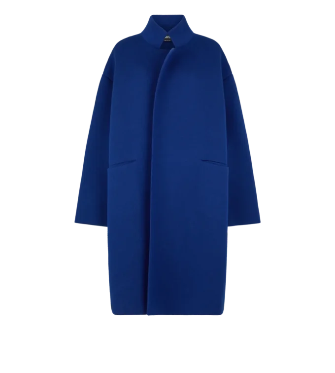 Sculptural Single Breasted Opera Coat