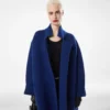 Sculptural Single Breasted Opera Coat