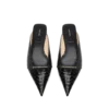 Semi Shiny Printed Python Julianne Mule