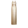 Sequin Embroidery V-Neck Evening Dress with Cut Out