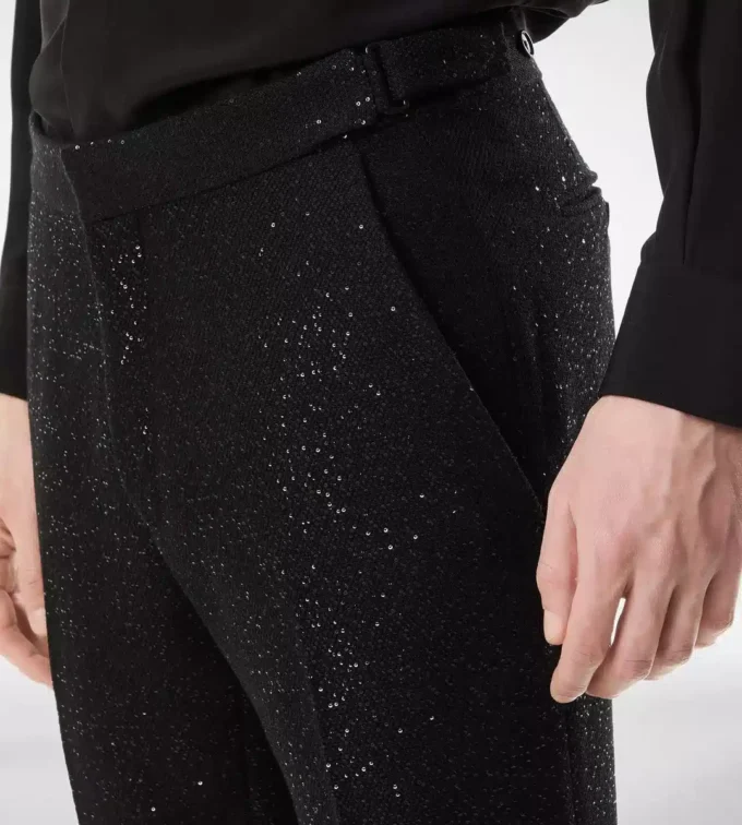 Sequins Light Bouclè Pant Sequins Light Bouclè Pant