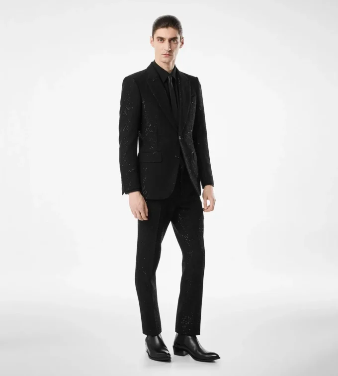 Sequins Light Bouclè Pant Sequins Light Bouclè Pant