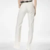 Shadow Stripe Wool Silk Tailored Straight Pants