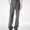 Sharkskin Herringbone Double Splittable Pant