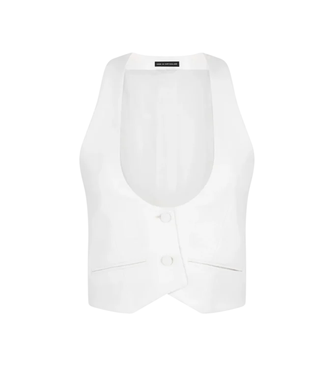 Sharp Grain De Poudre Waistcoat