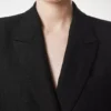 Sharp Herringbone Double Breasted Jacket