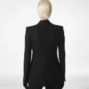 Sharp Herringbone Double Breasted Jacket