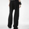 Sharp Wool Pleated Pants