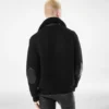 Shearling Collar Cashmere Cardigan
