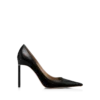 Shiny Leather T Pump